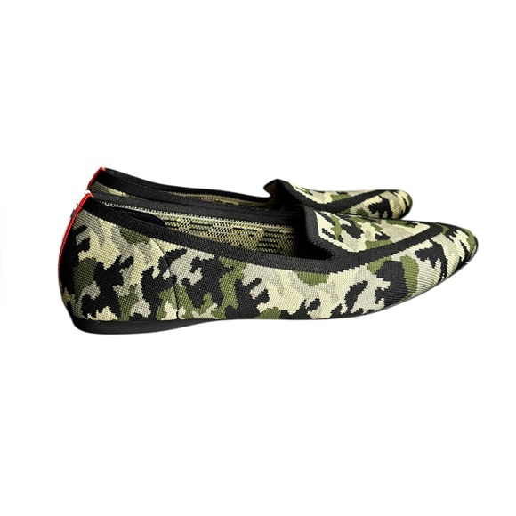 Birdies x Judy The Blackbird Camouflage Washable Knit Point-toe Loafers Size 9.5 - Picture 3 of 8